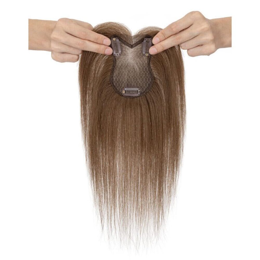 9536 Human Hair Topper For Women, 3d Cover Clip In Bangs, Hair
